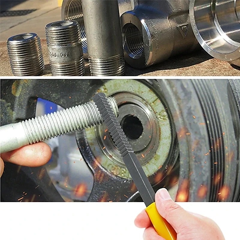 Schraubengewinde-Reparaturwerkzeug für beschädigte Schrauben, Muttern, Bolzen, Außengewinde-Restaurator, Kfz-Metallfeile, Wartungs-Handwerkzeugsatz für die Werkstattreparatur 2025 - $23.99 –P6