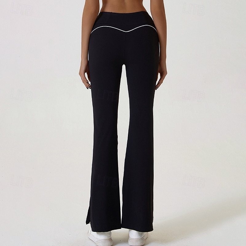 Per donna Pantaloni a zampa Leggings da yoga Controllo addominale Vita Alta Palestra Allenamento Atletico Pantaloni Tinta unica Nero Rosa Blu Autunno Gli sport Abbigliamento sportivo Vestibilit del 2025 a $27.99 –P10