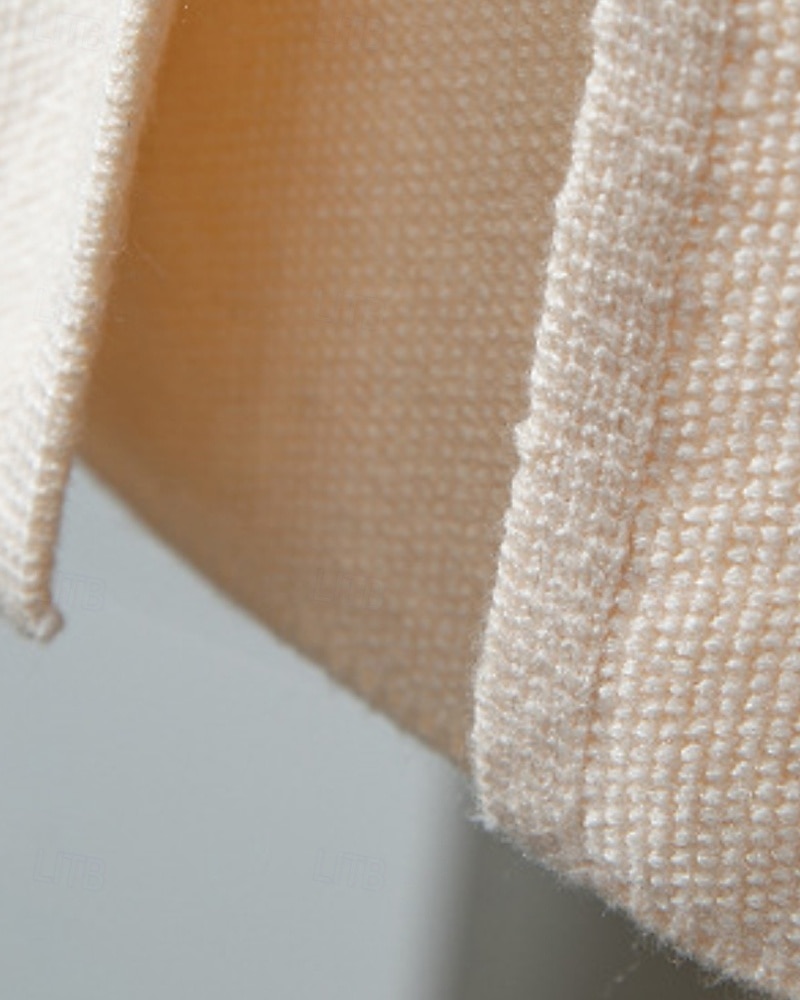 Women's Sweater Vest Fashion Solid Color Ribbed V Neck Knitted Sleeveless Regular Tops Knit Holiday Going out Weekend Apricot Fall 2025 - $23.99 –P10