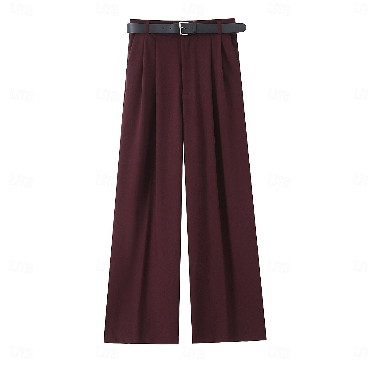 Per donna Gamba larga Chinos Casual Lunghezza intera Naturale Semplice Gamba larga Comodo Traspirabilità Casual Quotidiano Vinaccia Nero 1 # Nero Verde militare Primavera Autunno Vestibilità comoda del 2025 a $26.99 –P5