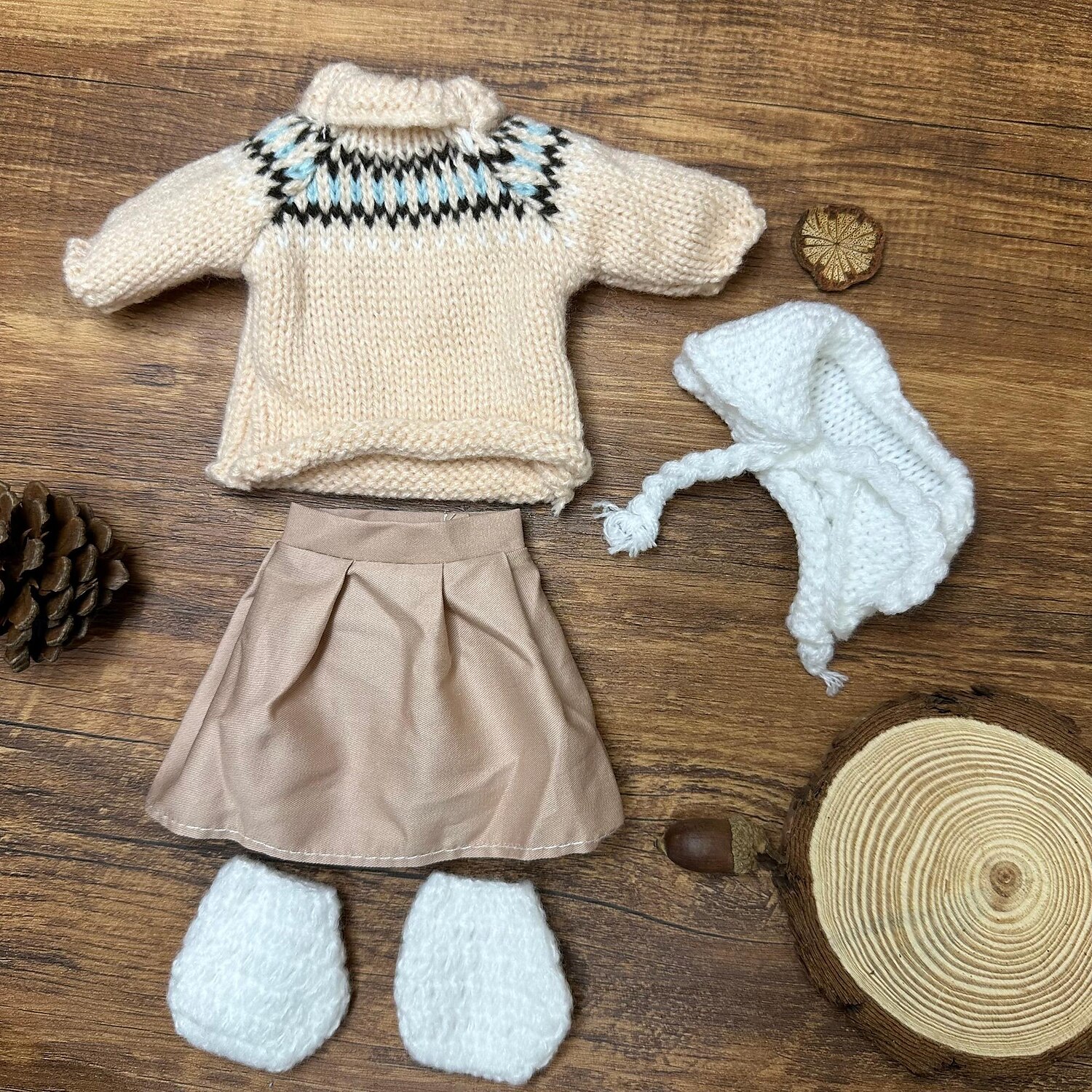 Poupée Waldorf faite à la main, bébé fille avec ensembles de vêtements - poupée en peluche douce de 11,8 pouces pour les tout-petits, cadeau de Noël idéal pour les enfants de 2025 ? $55.99 –P2