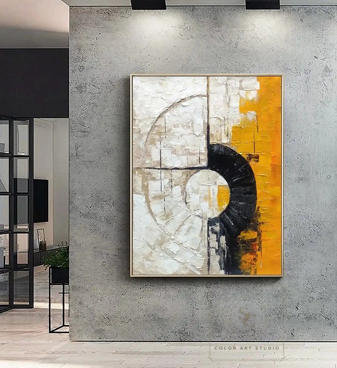 Handmade Oil Painting Canvas Wall Art Decoration Simple Abstract for Home Decor Stretched Frame Hanging Painting/Rolled Frameless Unstretched Painting 2026 - $65.99 –P1