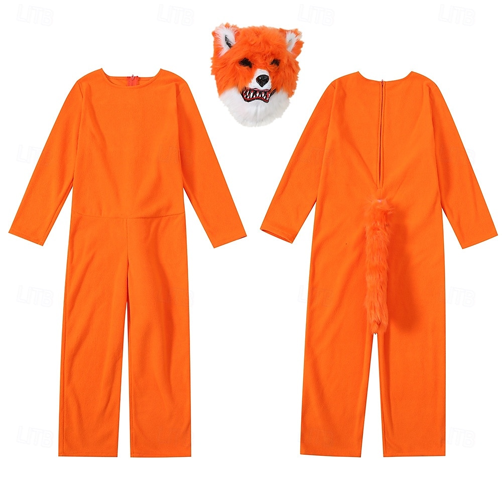Zvířata Pohádka Liška Maska Kostým Onesie Postavy z pohádek Roztomilý Filmové kostýmy for Chlapecké Dívčí Dětské předvečer Všech svatých Karneval Světový den knihy Výkon Vzdělávací převlékán 2025 - $46.99 –P1