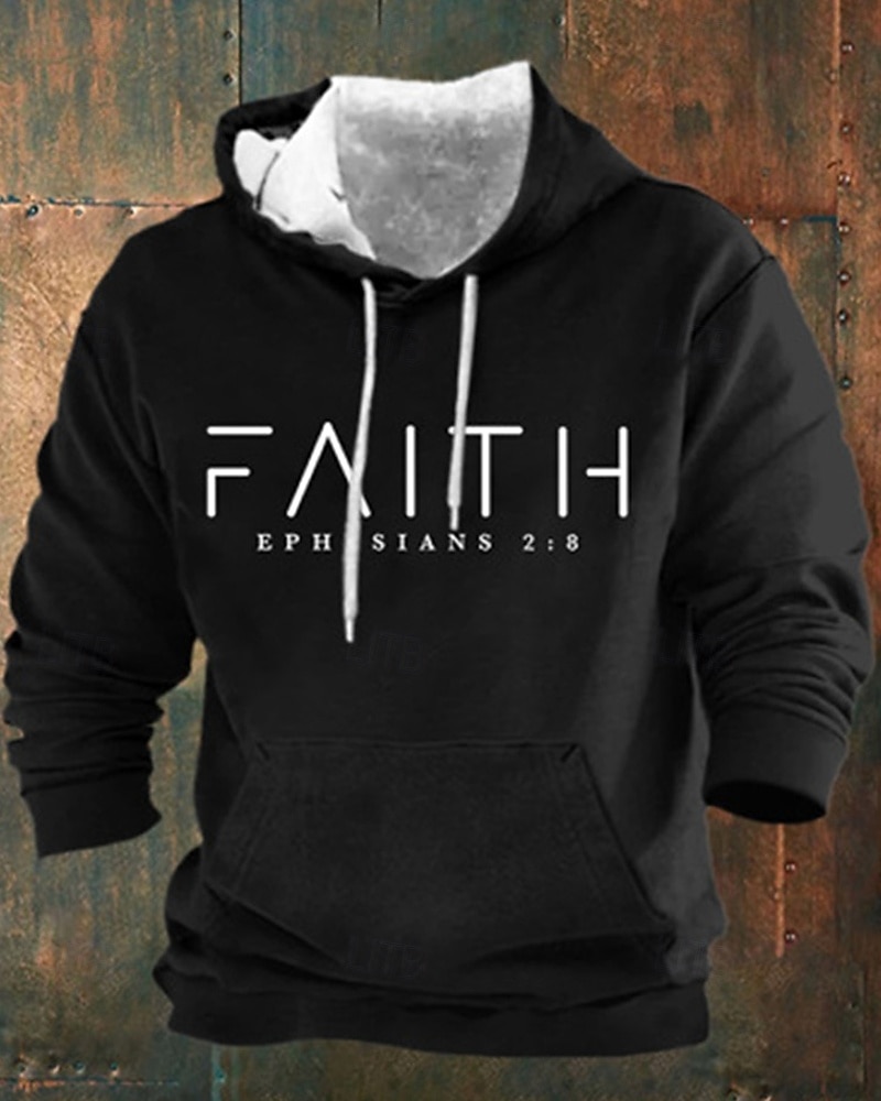 Per uomo Felpa con cappuccio Nero Grigio Con Cappuccio Lettera Tasca Stampato Sport & Outdoor Quotidiano Ferie Poliestere Streetwear Essenziale Casual Primavera Autunno Abbigliamento Felpe con del 2026 a $26.99 –P1