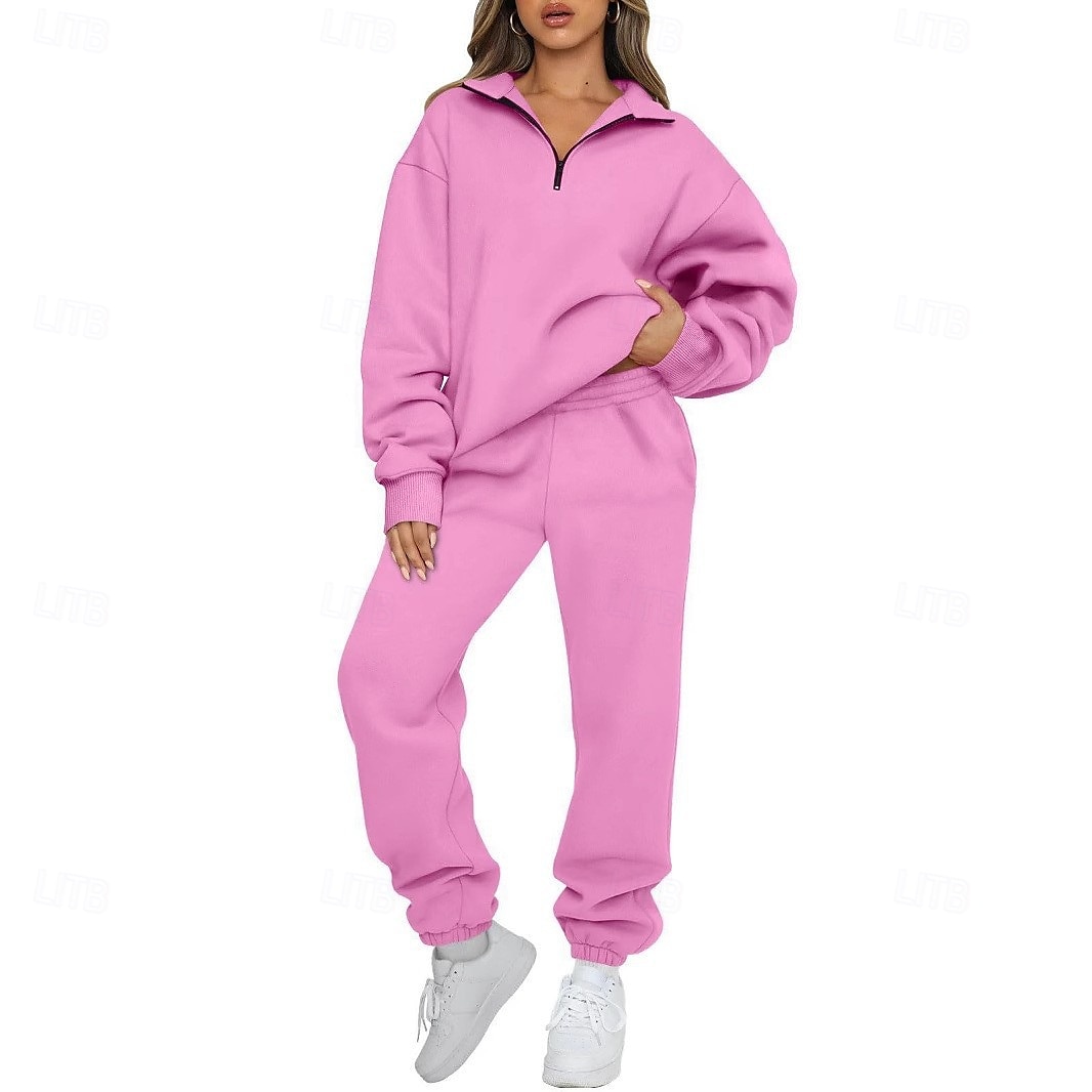 Pentru femei Trening Costum de baie 2 bucăți Îmbrăcăminte Atletică Toamnă Manșon Lung Termic cald Rezistent la Vânt Απαλό Sală de fitness A face exerciţii fizice Sporturi Echipament sportiv 2025 - $30.99 –P7