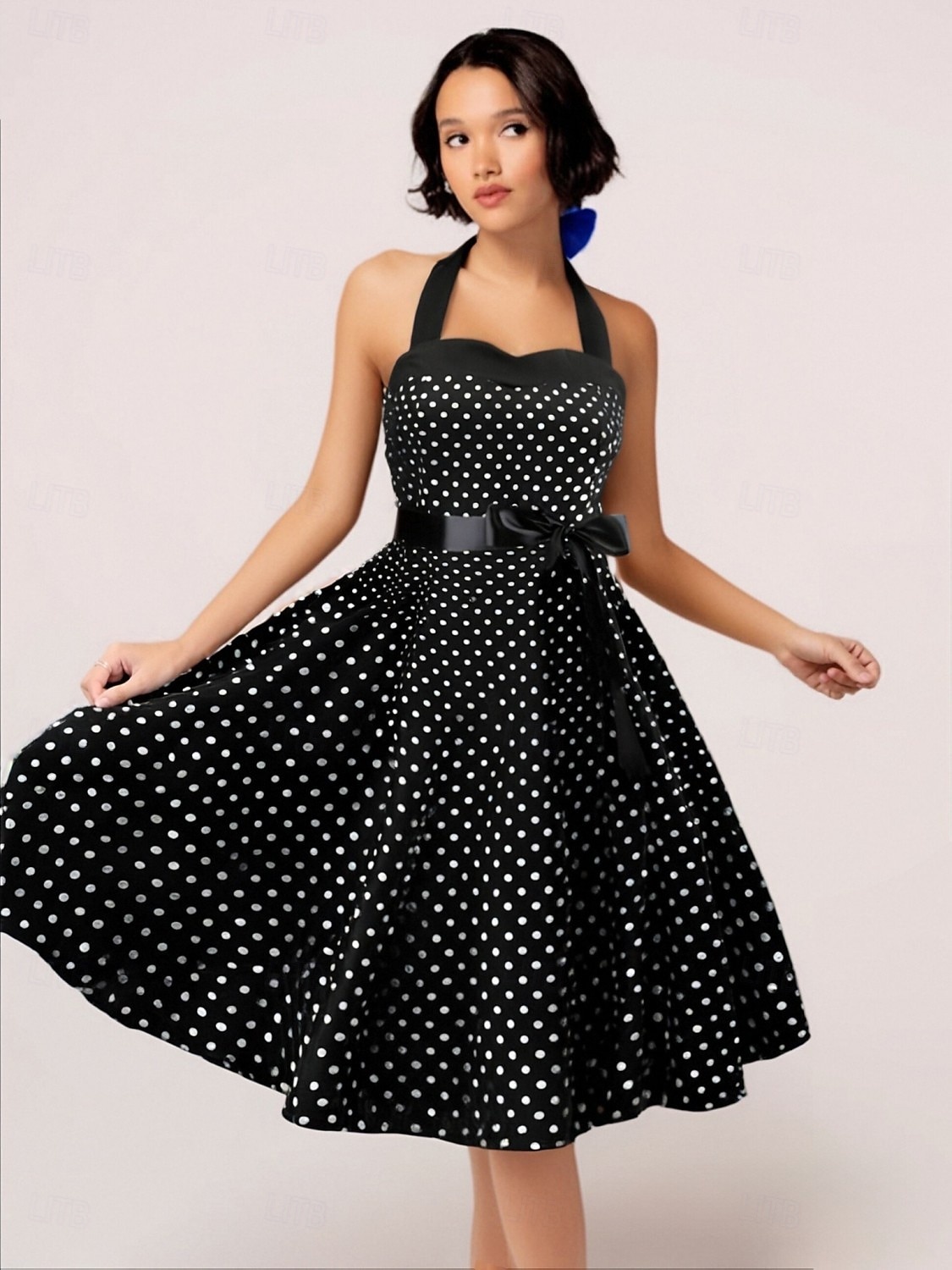 Abiti Vintage ispirati agli anni '50 Grease Outfit Vestito A-Line Vestito a  cerchio Set Accessori, image size:1125x1500