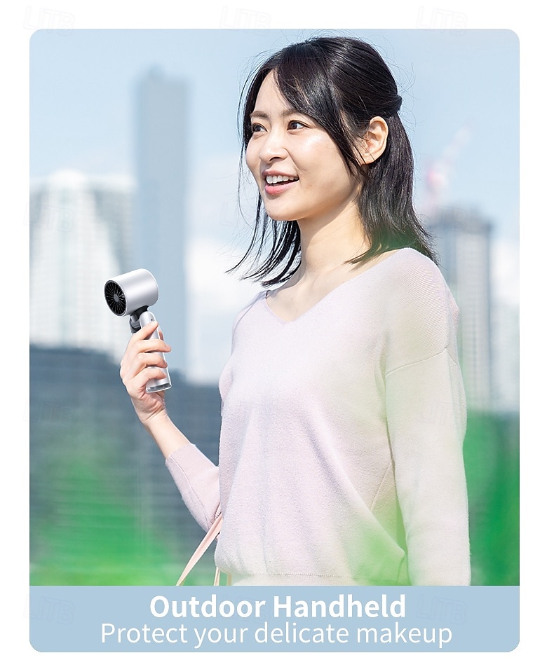 Handheld Small Fan Portable New Charging Turbine Outdoor High-speed Violent Ice-compressed Cooling Fan 2025 - $26.99 –P5