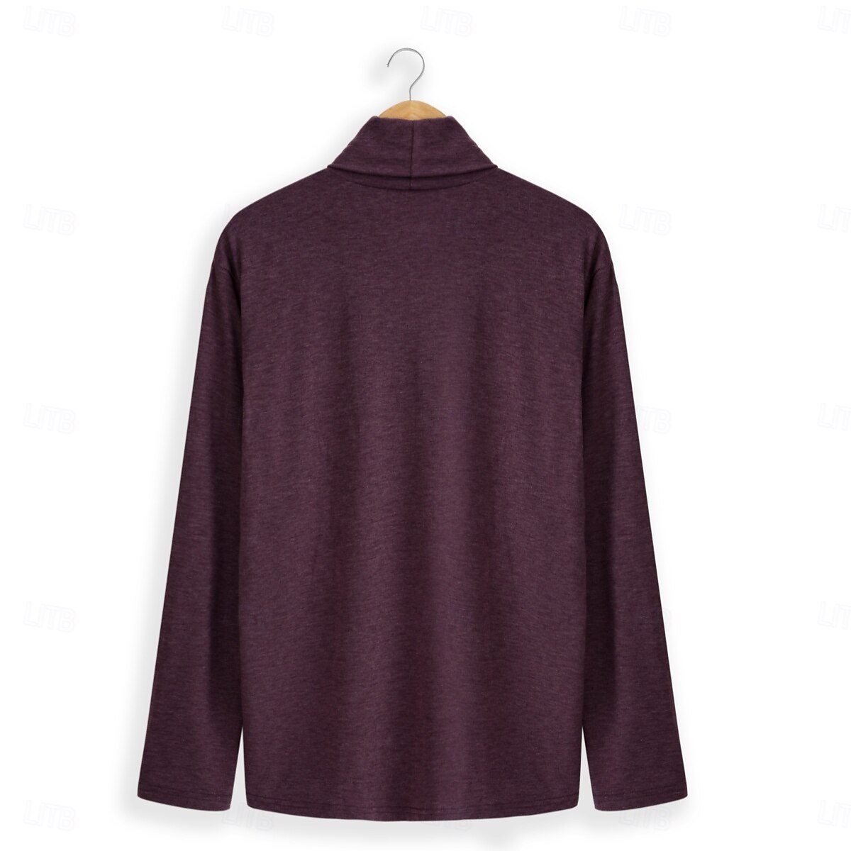T-shirt à manches longues pour homme, 2 pièces, col roulé, manches longues, blanc, noir, col pile, automne, hiver, printemps, automne, couleur unie, uni, quotidien, décontracté, style urbain, 2 de 2025 ? $28.99 –P12