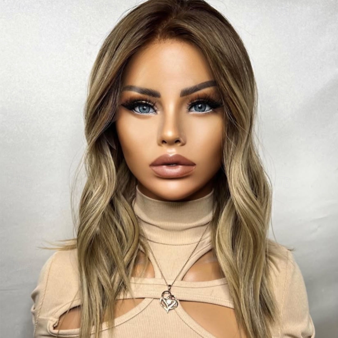 Capelli Vergini Non Trattati 5x5 Chiusura 13x4 Fronte in Pizzo Parrucca Riga centrale Capelli brasiliani Ondulato Biondo Parrucca 130% 150% Densità dei capelli Capelli schiariti Capelli Evidenziati del 2025 a $331.79 –P2