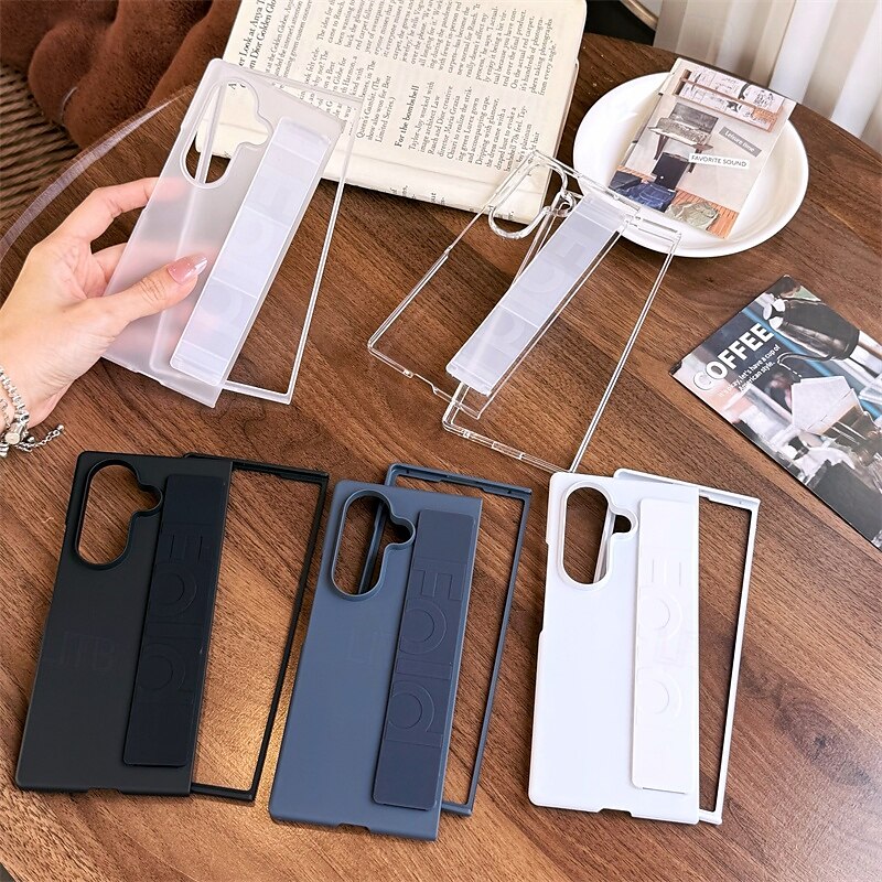 2025年 電話 ケース 用途 サムスンのギャラクシー Zフォールド7 Zフォールド6 Z Fold 5 バックカバー 耐衝撃 レトロ風 PC  コレクション – $16.99 –P1