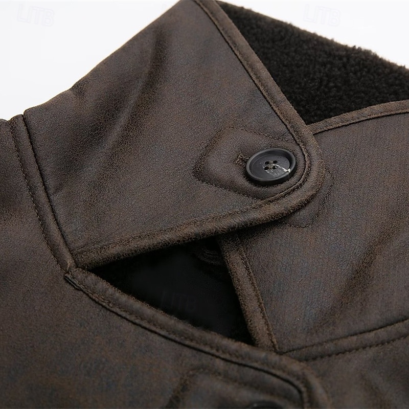 Damen Fleecejacke Freizeitjacke Wildlederweste Winddicht Warm Tasche Mode Modern Lässig Einfarbig Ausgehen Wochenende Einreihig Regulär Revers Normale Passform Langarm Oberbekleidung Braun Beige 2025 - $42.99 –P8