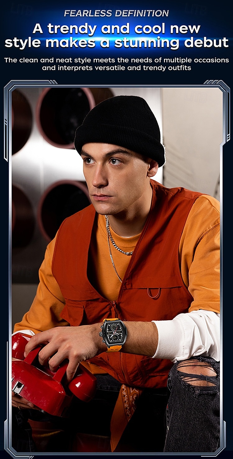 SANDA подарок для женщин и мужчин цифровые часы большой циферблат спортивные часы на открытом воздухе повседневные светящиеся часы-стоп будильник таймер силиконовые часы 2026 - $37.99 –P14