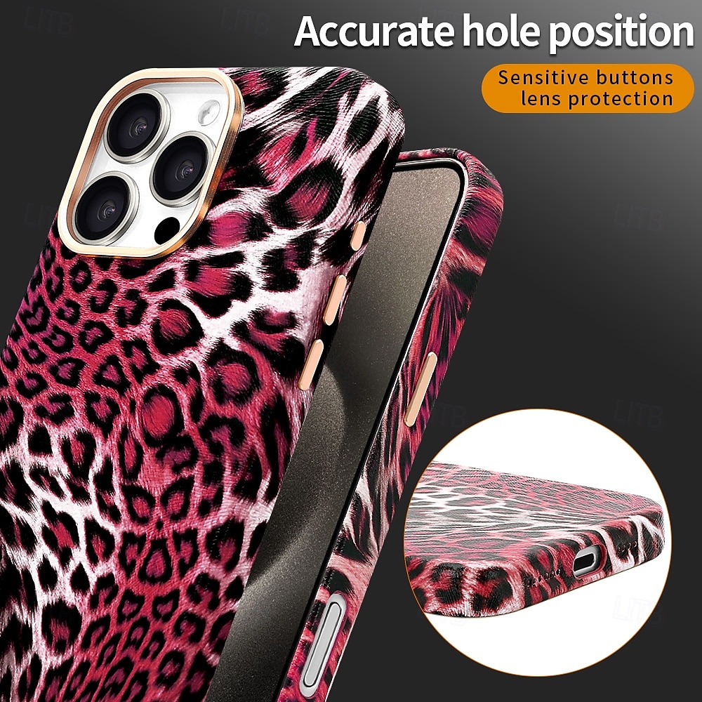 telefono Custodia Per iPhone 16 iPhone 15 Pro Max Copertura Posteriore Magnetico Resistente agli urti Retrò TPU Pelle PU del 2025 a $25.99 –P2