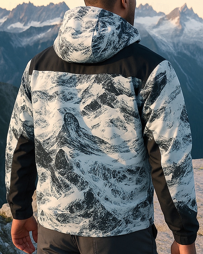 Męskie Kurtka Outdoorowa Kurtka Softshell Kurtka turystyczna Na wolnym powietrzu Wodoodporny Odporność na wiatr Ubrania turystyczne Ubrania turystyczne Wiosna Jesień Top Kemping / turystyka 2026 - $34.99 –P2