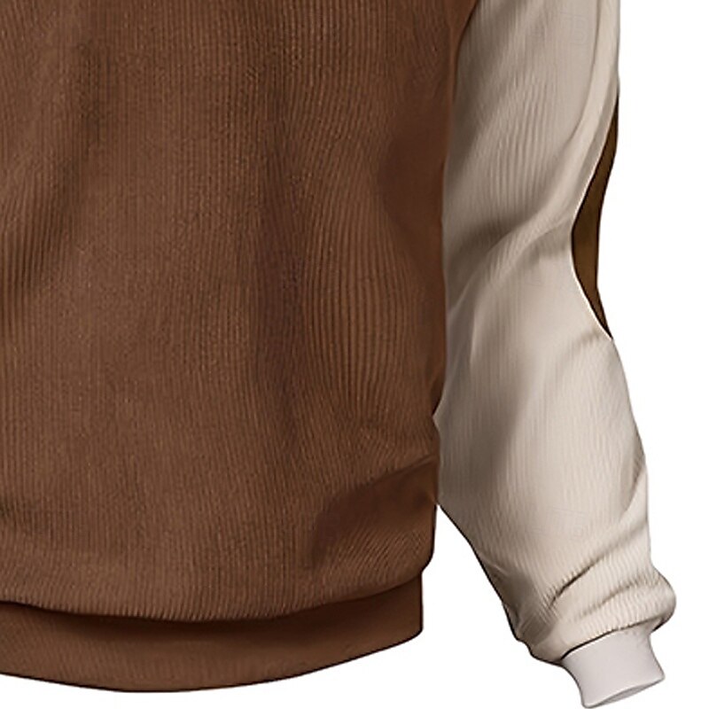 Hombre Sudadera Pana Sudadera Con Capucha Albaricoque Negro Azul Marino Con Capucha Plano Bloque de Color Deporte Diario Ropa de calle Fresco Design Básico Primavera & Otoño Ropa Sudaderas con capucha 2025 - $23.99 –P5