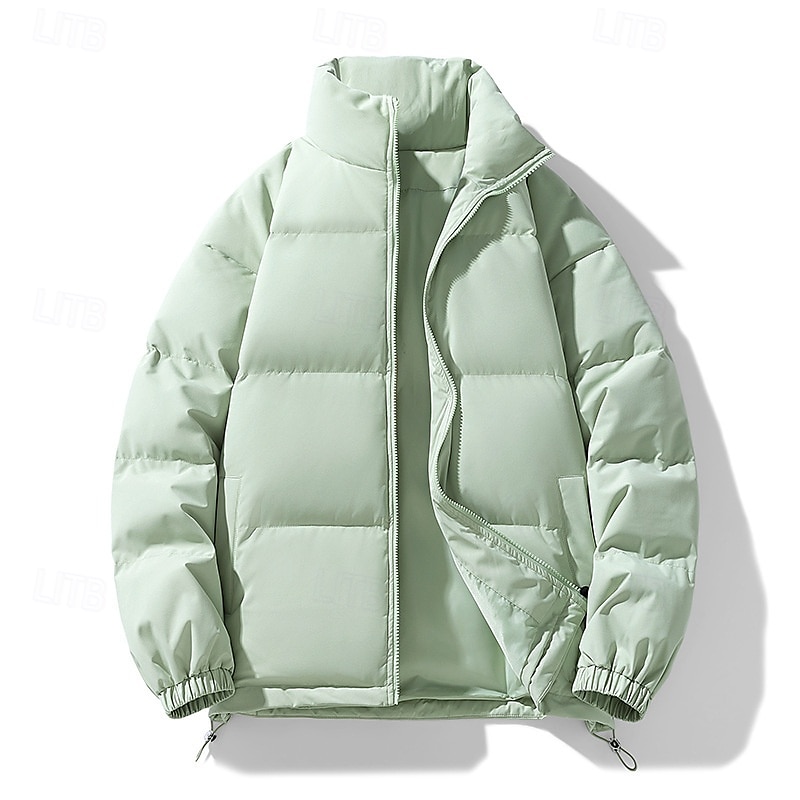 Herr Dam Pufferjacka Vinterjacka Utomhus Termisk Varm Vandringskläder Vandringskläder Vinter Överdelar Camping / vandring / grottforskning Resa Mörkgrå Mörkrosa Svart 2025 - $29.99 –P7