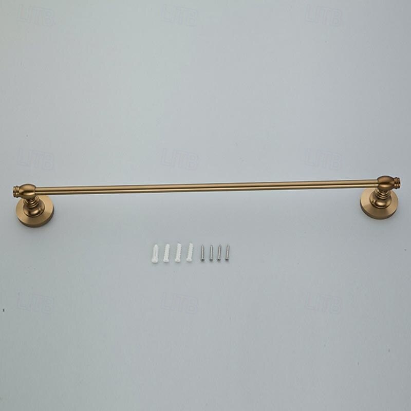 håndklestang multifunksjon antikk aluminiumsmateriale veggmontert bad enkelt håndklestang utskåret 1 stk 2025 - $36.99 –P3