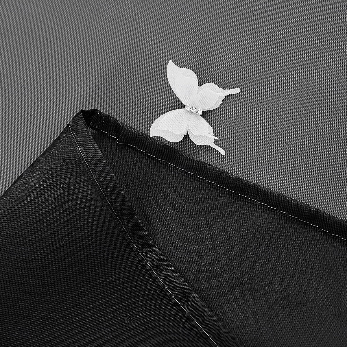 Decoración de cortina de mariposa 3D, diseño de doble capa con cortina transparente de terileno a juego, elegante decoración de ventana para sala de estar, dormitorio o guardería. 2026 - $9.49 –P12