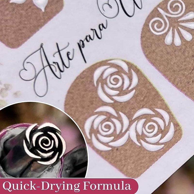 مجموعة أقلام ختم فن الأظافر، مجموعة أقلام فن الأظافر، أدوات نقش فن الأظافر بتصميم بسيط، سهلة الاستخدام، قلم ختم الأظافر أدوات فن الأظافر DIY للفتيات والنساء 2026 - $15.72 –P13