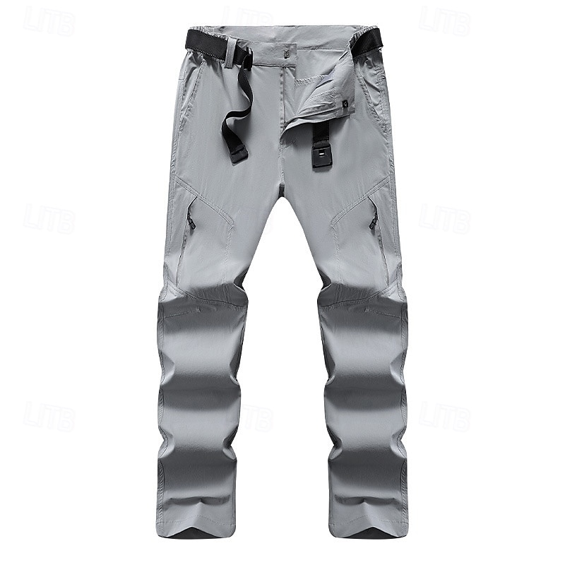 Miesten Reisitaskuhousut Vaellushousut Sadehousut retkeilyyn Fleece-housut Talvi Ulko- Normaali Vedenkestävä Tuulenkestävä Nopea kuivuminen Alaosat Tasku Musta Tumman harmaa Retkeily ja vaellus Juoksu 2025 - $45.99 –P4