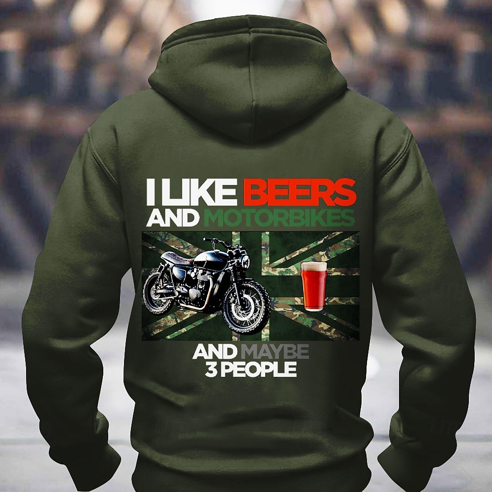 Homens Engraçado Motocicletas Moletons Moletom Moletom Moletom com capuz Gola Redonda Moda Impressão 3D Feriado Streetwear Preto Vermelho Com Cordão 3D Arte Gráfica Outono Inverno Designer de 2025 por $26.99 –P3