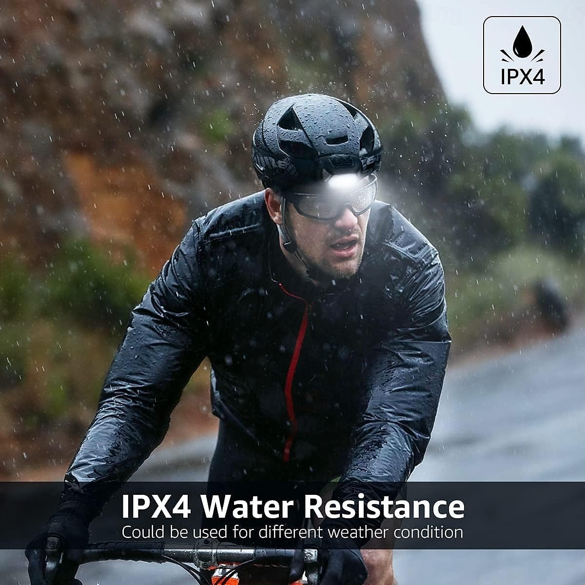 farol, farol de LED super brilhante com 6 modos de iluminação, à prova d'água, farol leve de LED alimentado por bateria para ciclismo, corrida, acampamento para crianças e adultos de 2025 por $16.49 –P8