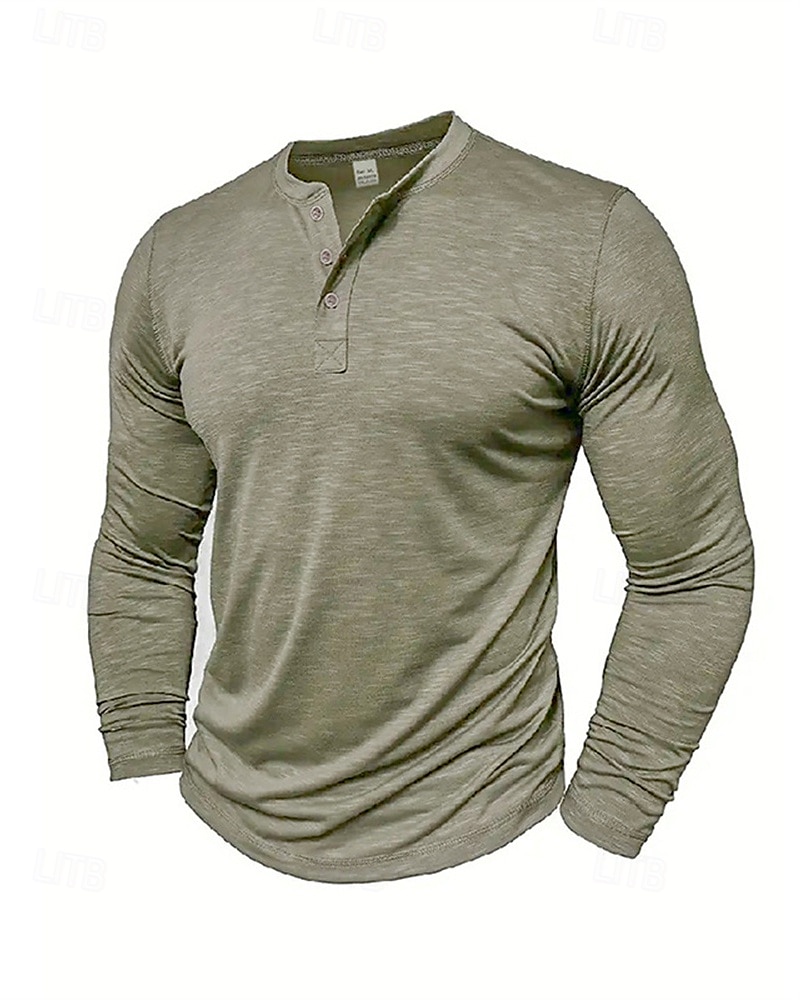 Per uomo Camicia da escursionismo cima dell'escursionismo Camicia Henley Manica Lunga Maglietta Top Esterno Leggero Traspirante Zip a un quarto Poliestere Nero Bianco Blu marino Tennis Golf Corsa del 2025 a $19.99 –P15