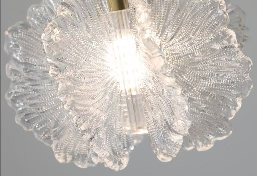 Suspensions élégantes en verre, 1 luminaire suspendu, éclairage scandinave, ampoule LED compatible, forme en verre, luminaires de cuisine de 2025 ? $91.99 –P3