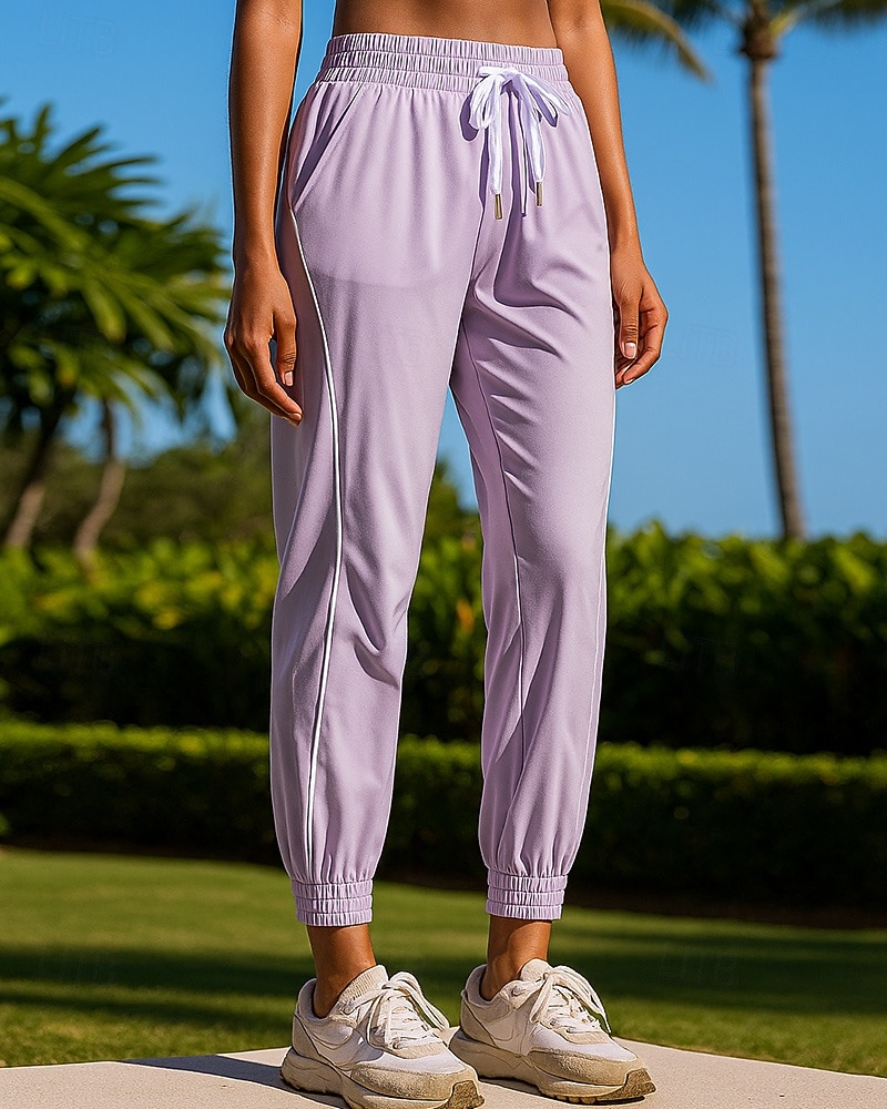 Dames Joggingbroeken Trainingsbroek Trekkoord Zak Hoge taille Kleding Onderlichaam Sportschool Sportkleding Training Zomer Lente Sneldrogend Vochtregelerend Ademend Sportschooltraining Voor buiten 2026 - $20.99 –P1
