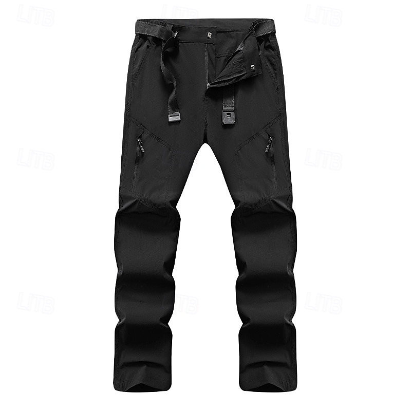 Miesten Reisitaskuhousut Vaellushousut Sadehousut retkeilyyn Fleece-housut Talvi Ulko- Normaali Vedenkestävä Tuulenkestävä Nopea kuivuminen Alaosat Tasku Musta Tumman harmaa Retkeily ja vaellus Juoksu 2025 - $45.99 –P12