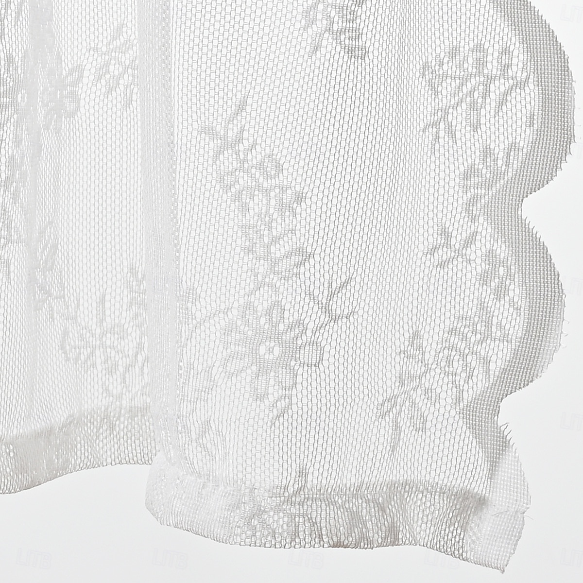 krótka, koronkowa zasłona do kawiarni, półprzezroczysty panel zaciemniający, półprzezroczysta zasłona zapewniająca prywatność w łazience, salonie lub w kawiarni 2026 - $9.49 –P2