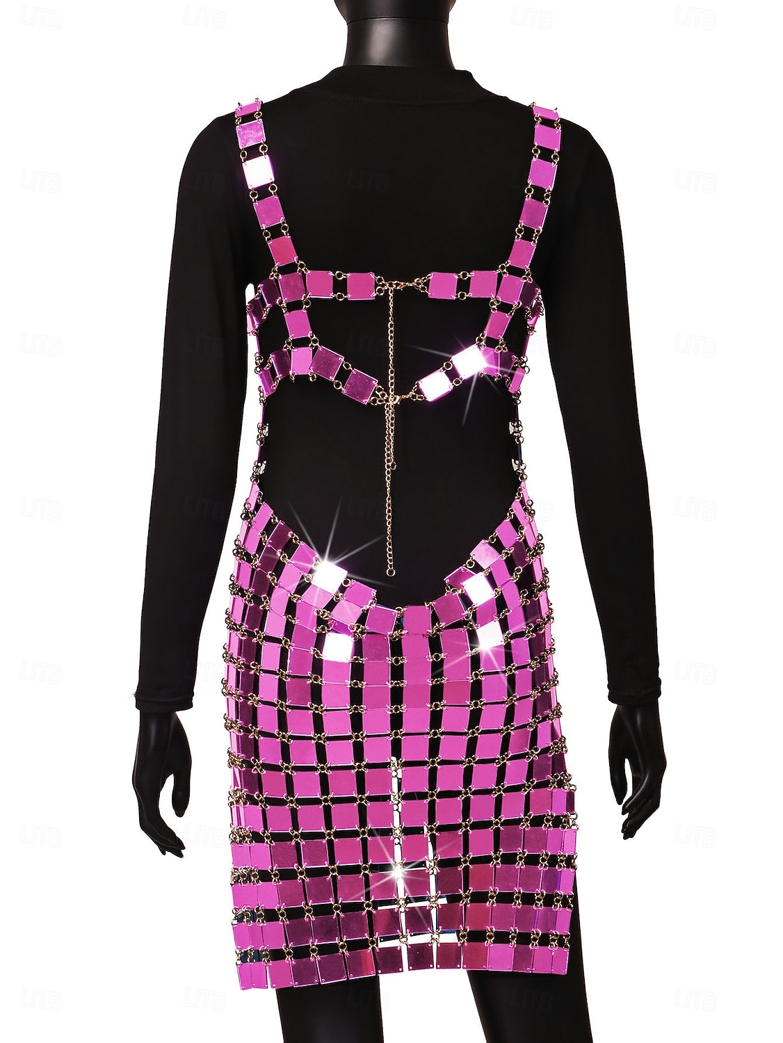 Women's Glitter Sequin Dress Sparkle Party Dresses for Singer Dancer Stage Wear Party Carnival Outfit 2025 - $155.99 –P16