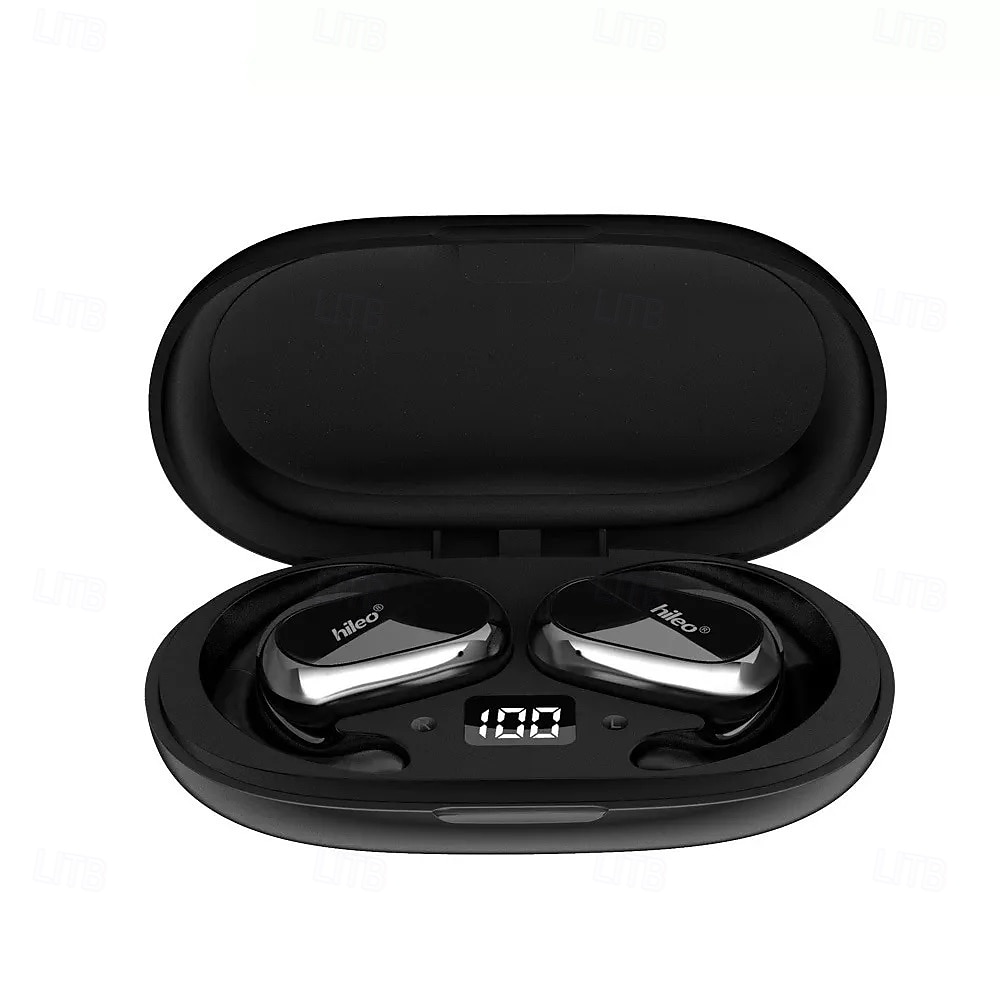 Hi92 Auricolari True Wireless TWS On-ear Gancio auricolare Bluetooth5.0 Bluetooth 5.1 Cancellazione del rumore Luce LED Impermeabile per Apple Samsung Huawei Xiaomi MI Allenamento in Palestra Sci del 2025 a $37.99 –P15