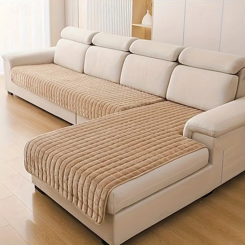 Capas de sofá de flanela acolchoada, protetores de móveis macios e duráveis, adequados para todas as estações, adequados para cães e gatos, laváveis à máquina, adequados para quarto, sala de estar, de 2025 por $30.99 –P8