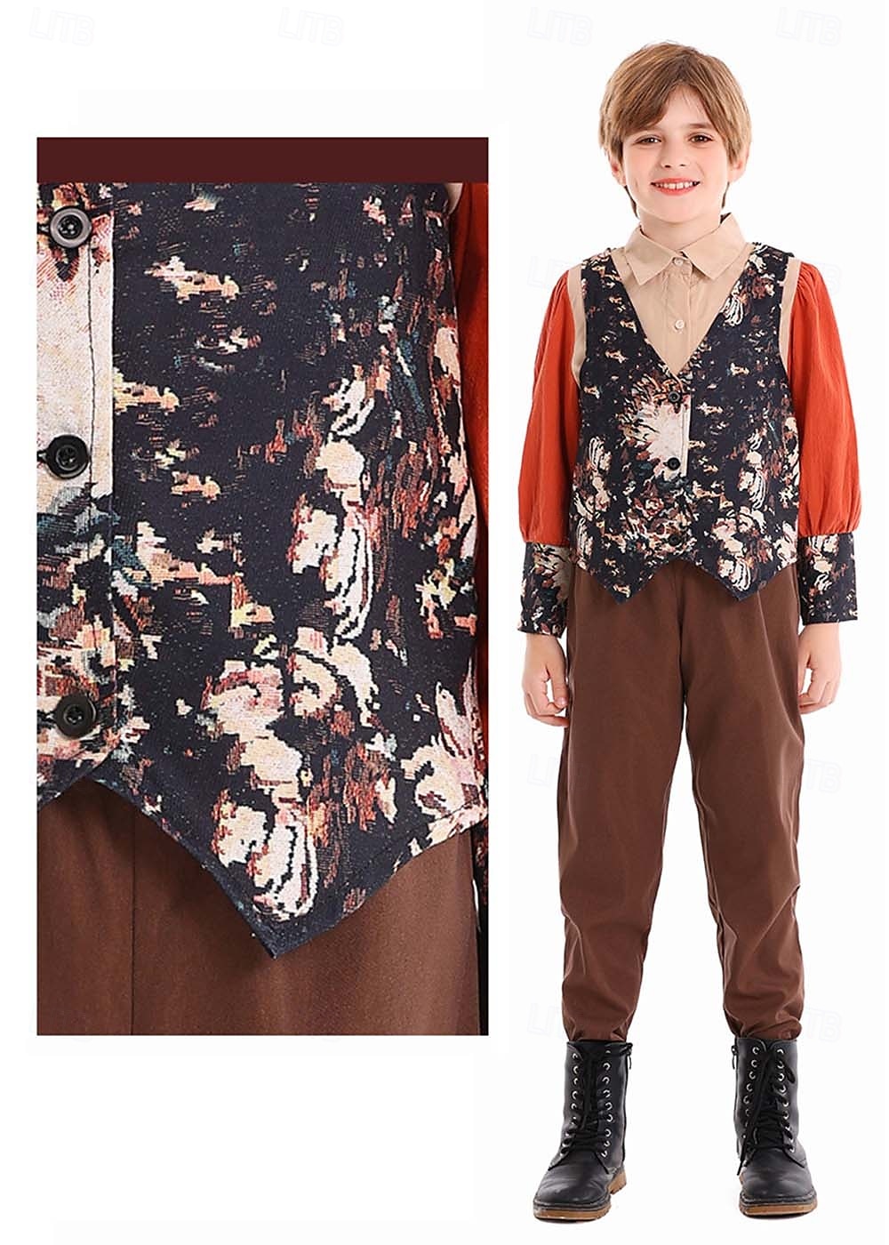 Saga Bypojke Pionjär Cosplay-kostym Kläder Sagobokskaraktärer Cosplay Film-cosplay for Pojkar Barn Halloween Karnival Världsbokdagen Prestanda Pedagogisk klädsel Klädsel för skolevenemang 2025 - €41.99 –P3