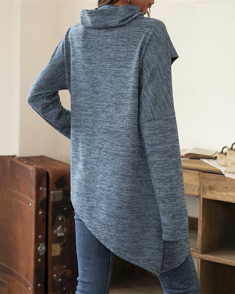 Damen Pullover Mode Täglich Lässig Einfarbig Gerippt Kapuze Gestrickt Langarm Normale Oberteile Stricken Täglich Ferien Ausgehen Schwarz Wein Herbst Winter 2025 - $27.99 –P3