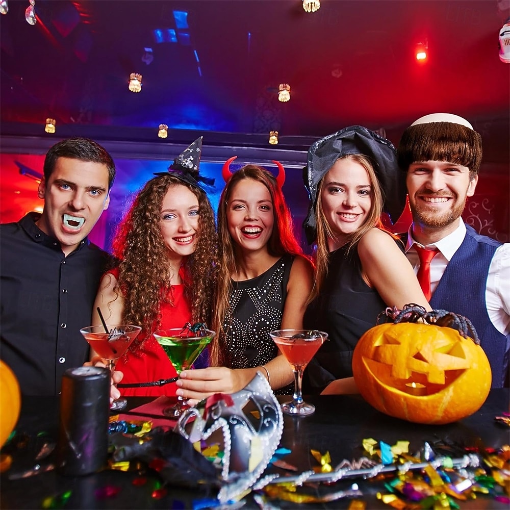 halloween paróka férfiaknak kopasz paróka barna felnőtt cosplay jelmezhez rövid karakter ünnepi party jelmez kiegészítők 2026 - E£985.43 –P5