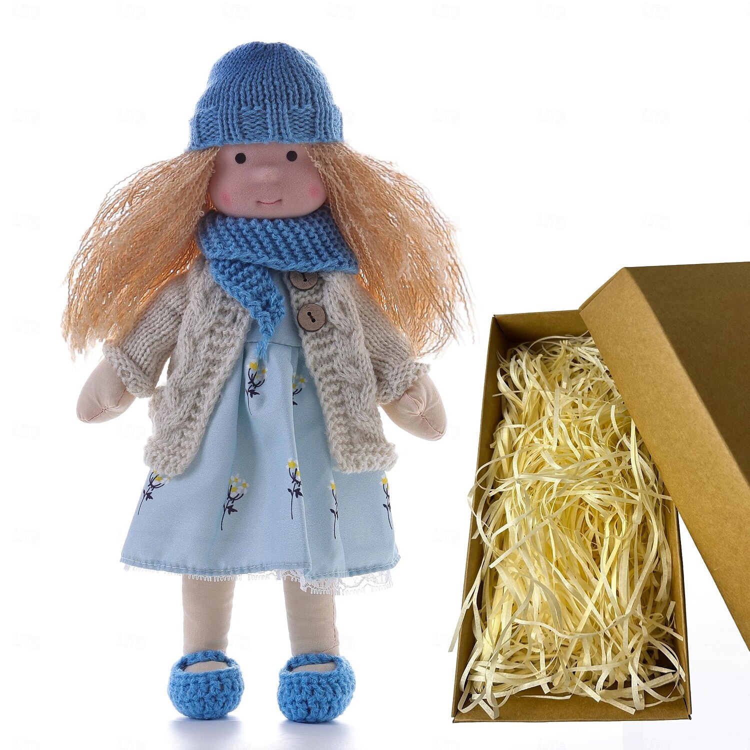 Waldorfpuppe, Künstlerpuppe, handgefertigt, Mini-Wechselpuppe, DIY-Puppe, Gr. Waldorf 2025 - $46.99 –P7
