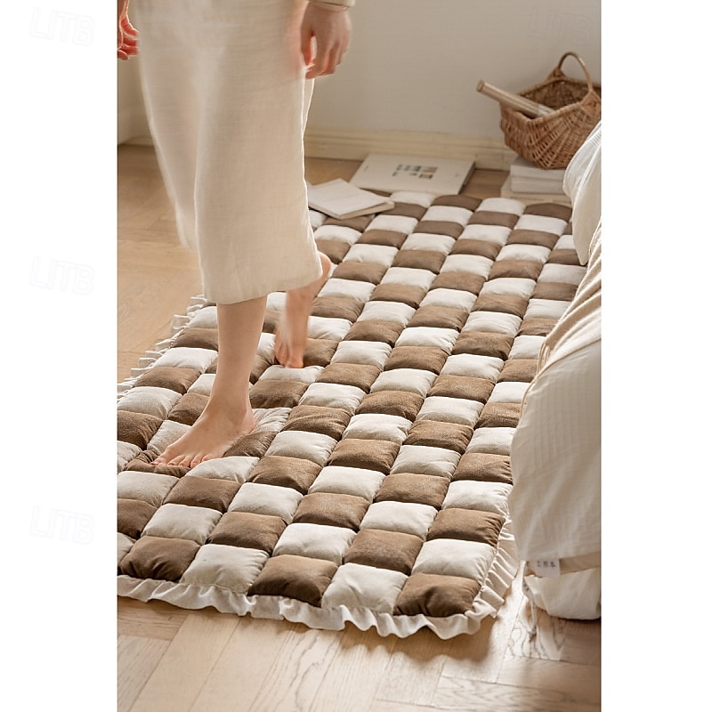 Cream Sofa Cover  Couch Cover For Pets Dog Large Plaid Square Fuzzy Pet Dog Mat Bed 2025 - $150.99 –P4