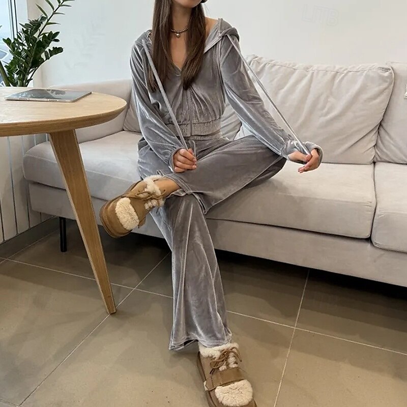 Damen Reißverschluss Kapuzensweatshirt Trainingsanzug Athleisure Herbst Langarm Hohe Taille Samt Winddicht Feuchtigkeitsableitend Fitnessstudio Training Laufen Sportbekleidung Sportkleidung Einfarbig 2025 - $30.39 –P5