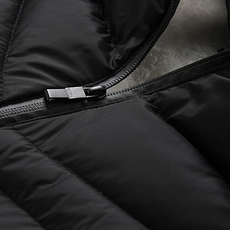 Муж. Жилет для туризма и прогулок Зимнее пальто Флисовый жилет Жилет-пуховик Тепловой жилет Зима Осень на открытом воздухе Сохраняет тепло Жилет Охота Рыбалка Восхождение Черный Желтый Оранжевый 2026 - $48.99 –P9