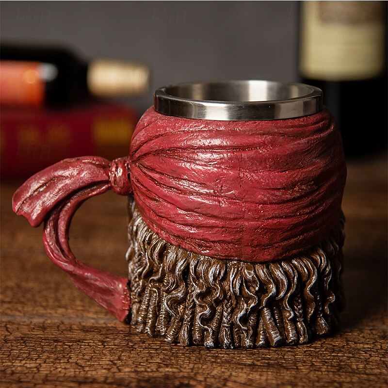 Halloween Pirate Skull Mug, Gothic Skeleton Beer Stein, Creative Bar Drinkware, Unique Skull Cup for Party, Home or Office Decor 2025 - $29.99 –P6