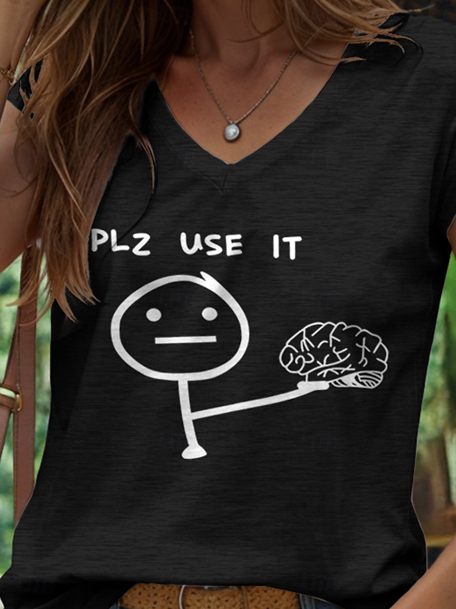 Débardeur camisole à lettres graphiques pour femmes, vintage, élégant, classique, sans manches, manches courtes, col en V, hauts classiques, vêtements de vacances quotidiens, imprimé noir, blanc, de 2025 ? $17.99 –P3