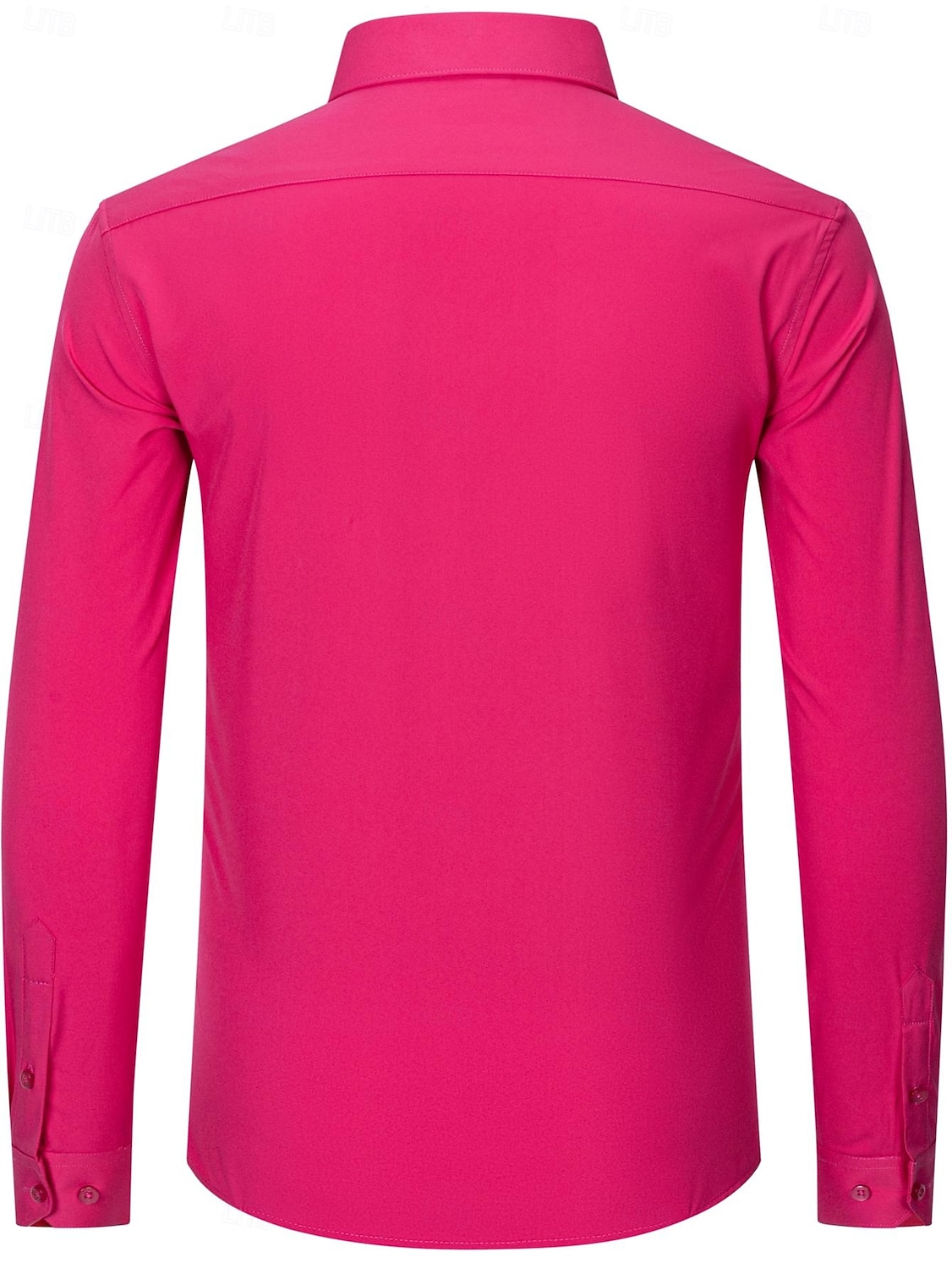 Per uomo Camicia Camicia elegante Camicie da Smoking Colore Solido / Tinta Unita Ufficio & Carriera Abbigliamento quotidiano Rosa + arancio Verde + arancio Rosa + verde Manica Lunga Colletto a Camicia del 2026 a $31.99 –P6