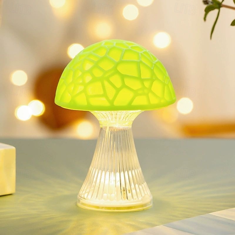 Luz noturna criativa de cogumelo LED colorida para cura, luz para ambiente de dormitório, presente de Natal de 2025 por $12.99 –P6