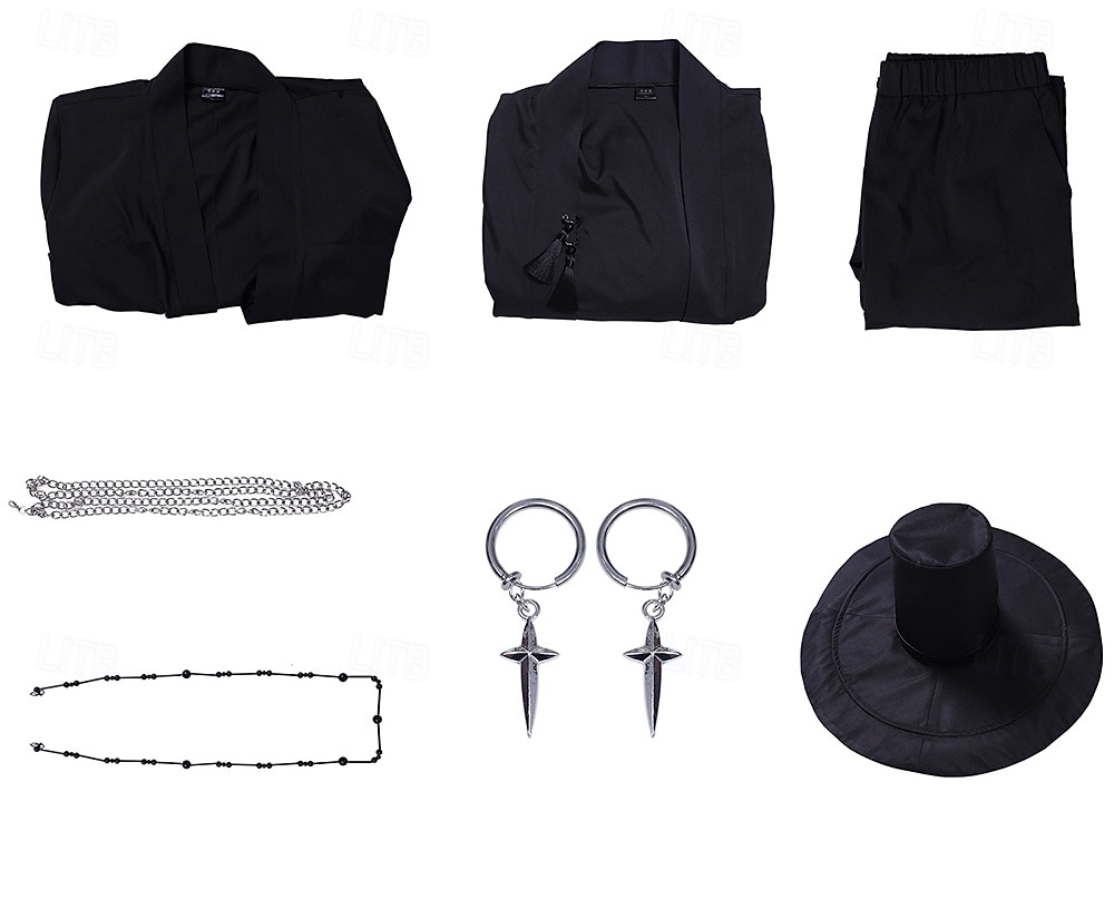 Κορεατικό Idol εμπνευσμένο Pop Star Στολές Χάνκοκ Φανταχτερή στολή Κορεάτικο παραδοσιακό Εικονικό είδωλο for Ανδρικά Ενήλικες Απόκριες Επίδοση Comic Con Έκθεση Anime 2026 - $77.99 –P4