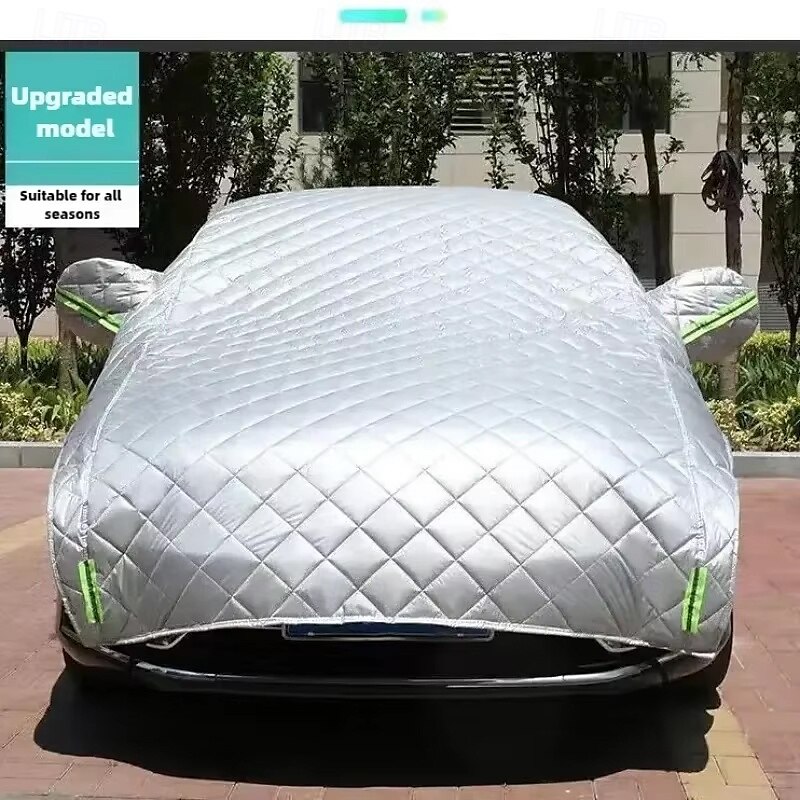 Car Cover Against Hail Outdoor Full Cover Rain Sun UV Protection Universal Cotton Suitable For Various Adverse Weather Condition 2025 - $75.99 –P7