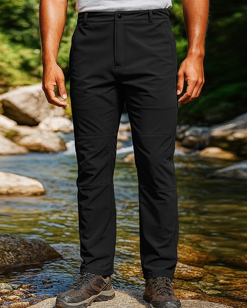Herren Cargohosen Wanderhosen Regenhose zum Wandern Außen Normale Passform Wasserdicht Winddicht Leicht Unterteile Schwarz Armeegrün Camping / Wandern Laufen S M L XL XXL 2025 - $26.99 –P6
