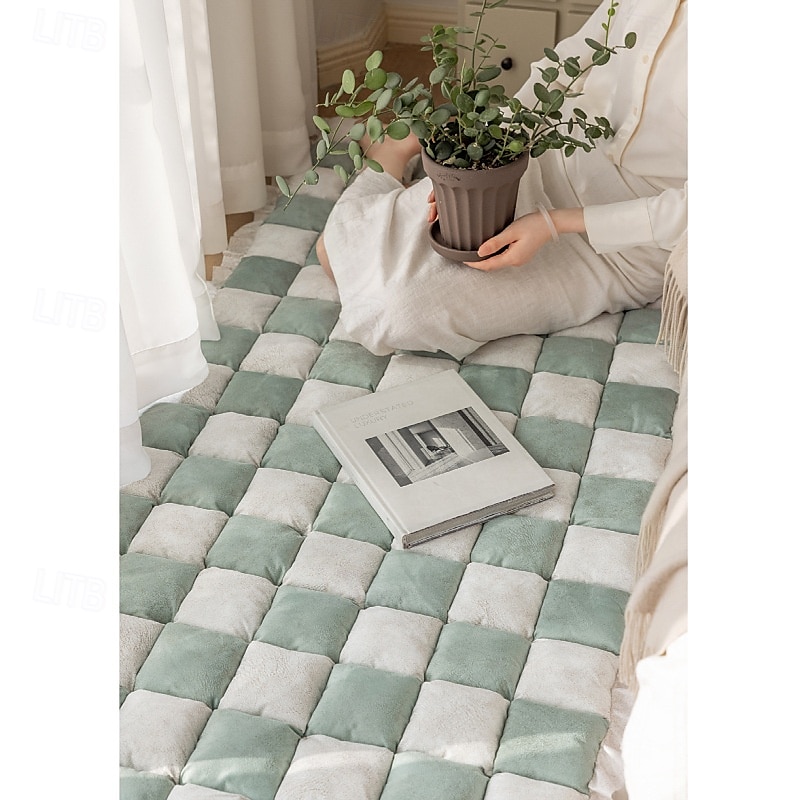Cream Sofa Cover  Couch Cover For Pets Dog Large Plaid Square Fuzzy Pet Dog Mat Bed 2025 - $150.99 –P1
