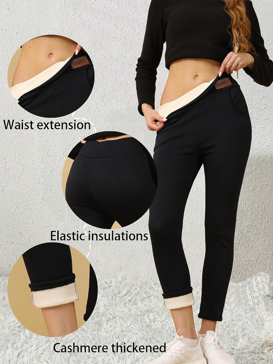 Women's EU / US Size Tights Elegant Athleisure Full Length High Rise Solid Colored Knitted Basic Comfy Soft Comfortable Micro-elastic Sports & Outdoor Casual Daily Dark Navy Winter Slim 2025 - $13.99 –P1